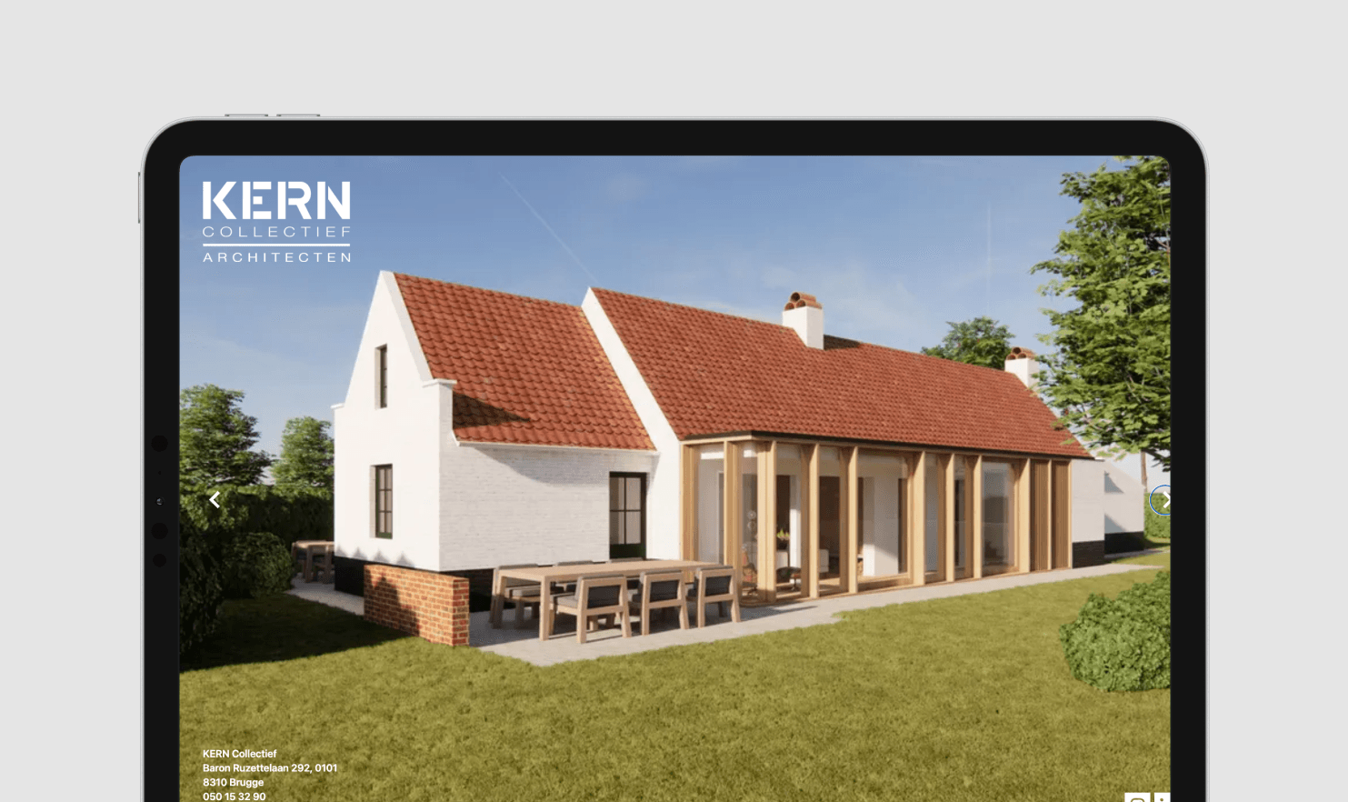 Kern Collectief Website Mockup