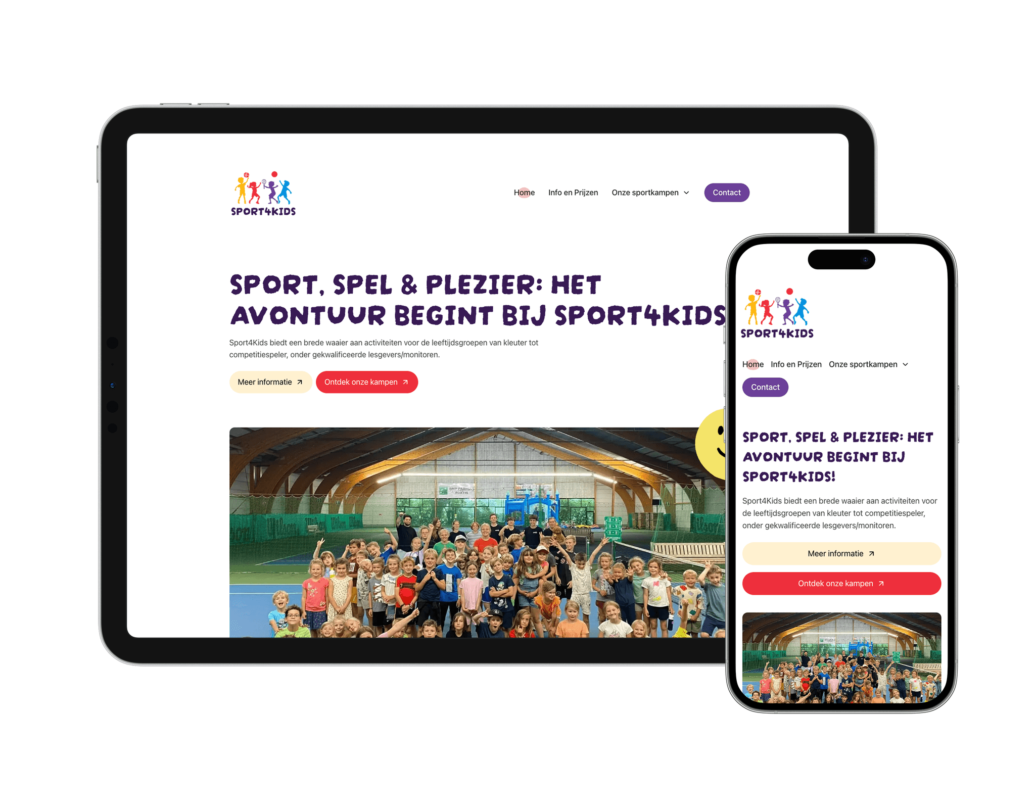 Vernieuwing voor Sport4Kids: Een op maat gemaakte website die scoort in Google!
