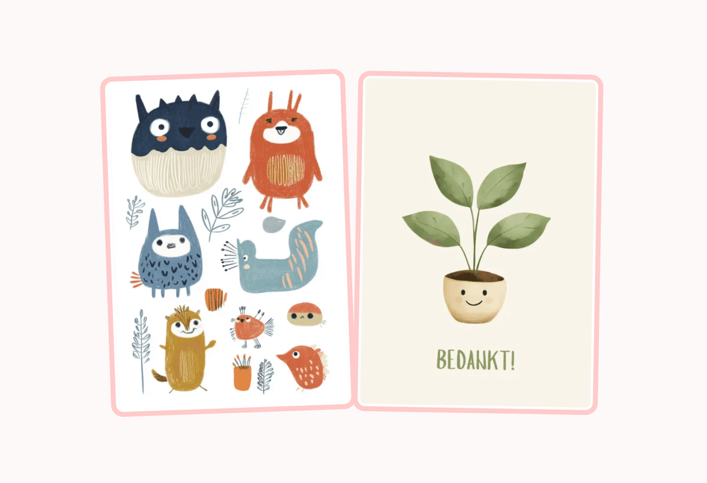 Splinternieuwe op maat gemaakte webshop voor Studio Potlood - een creatief bureau dat wenskaartjes maakt!